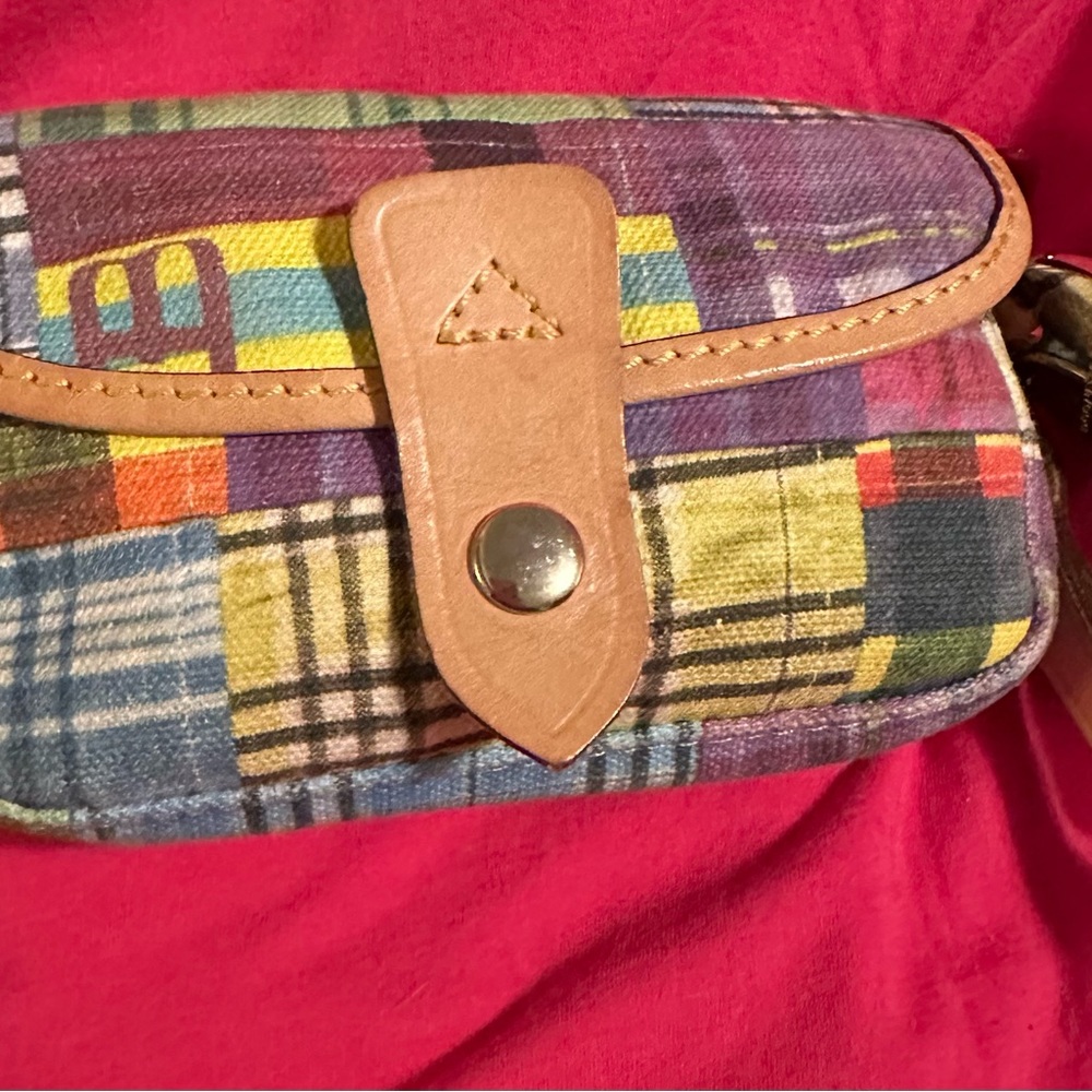 Dooney & Bourke Patchwork Crossbody Bag 13 x 7” & Flats SZ 9 plus Bonus wristlet - Picture 13 of 16